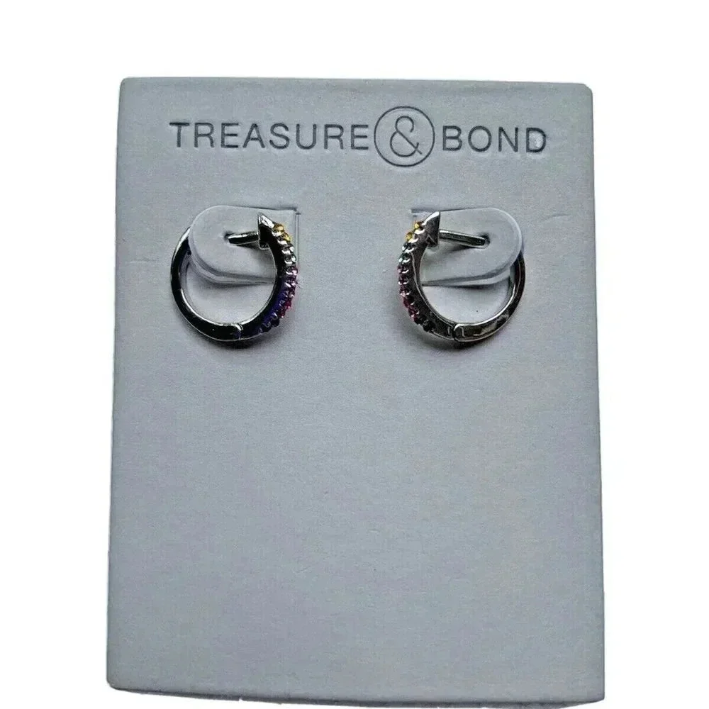 NEW Treasure & Bond Nordstrom Fashion Hoop Earrings